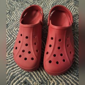 Red Crocs